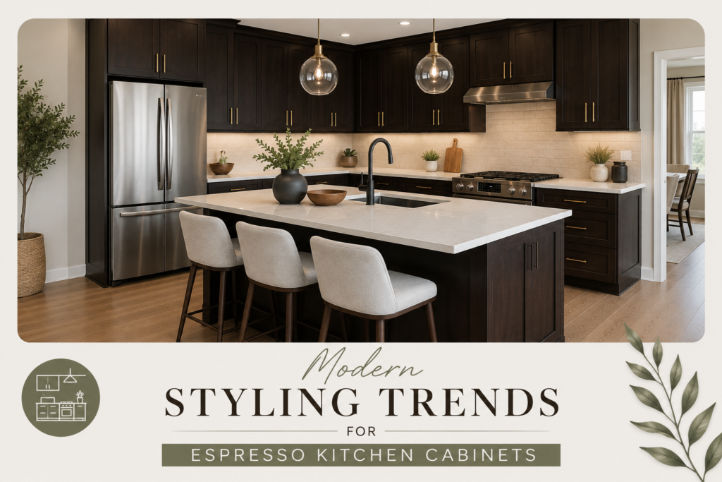 Espresso Kitchen Cabinets: 9 Powerful Design Ideas, Paint Tips & Modern Styling Modern Styling Trends for espresso kitchen cabinets