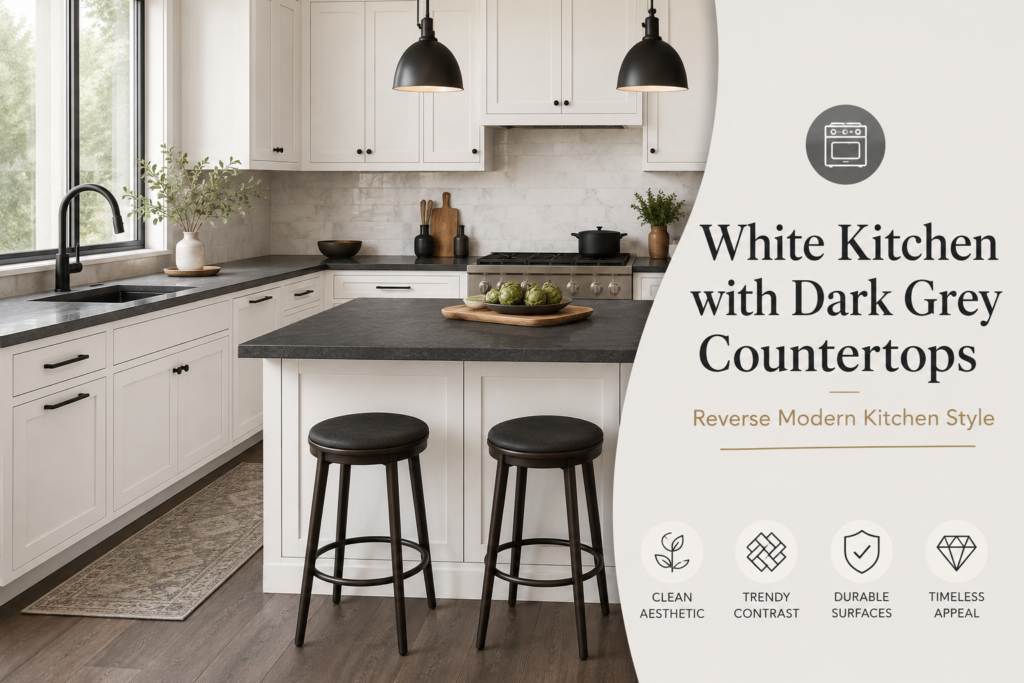 12 Smart Modern Kitchen with Gray Cabinets and White Countertops Trends White Kitchen with Dark Grey Countertops