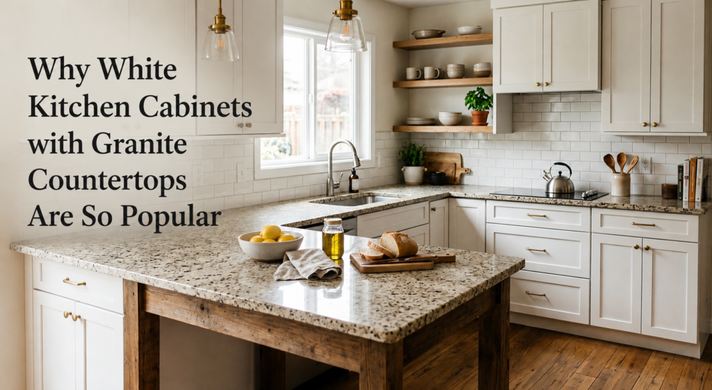 Why White Kitchen Cabinets with Granite Countertops Are So Popular