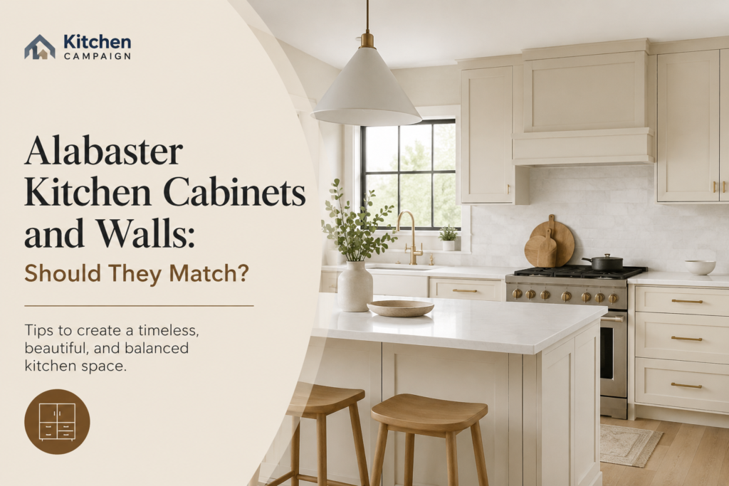 7 Expert Reasons to Choose Sherwin Williams Alabaster Kitchen Cabinets for a Beautiful Timeless Kitchen Alabaster Kitchen Cabinets and Walls: Should They Match?