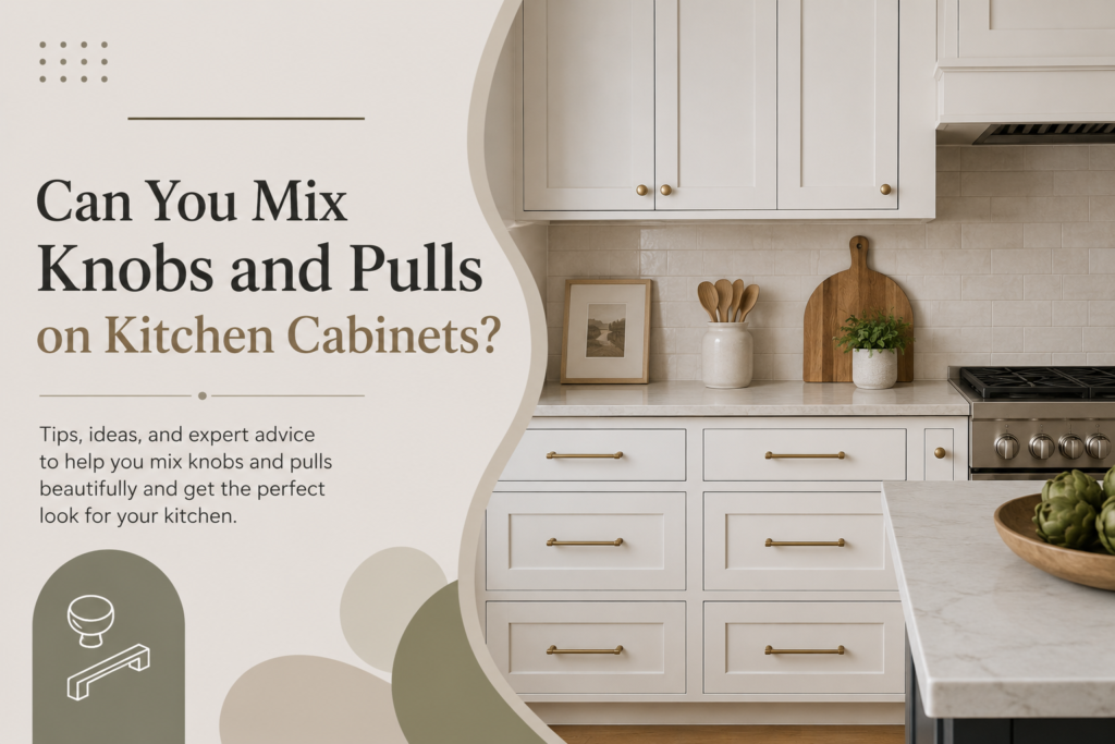 Can You Mix Knobs and Pulls on Kitchen Cabinets?