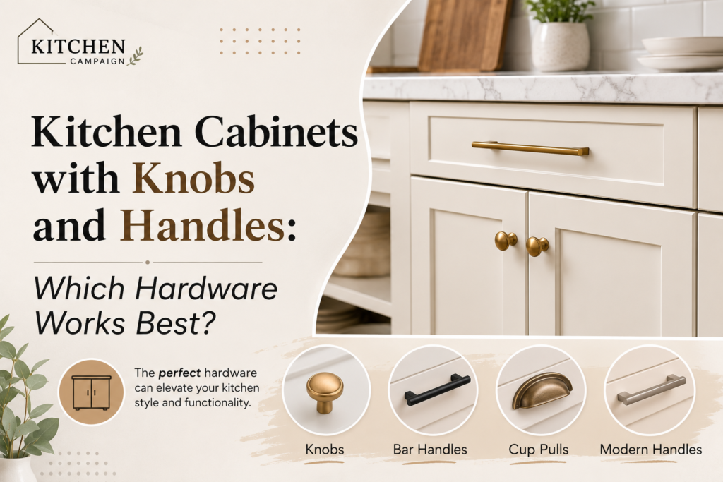 Kitchen Cabinets with Knobs and Handles: Which Hardware Works Best?