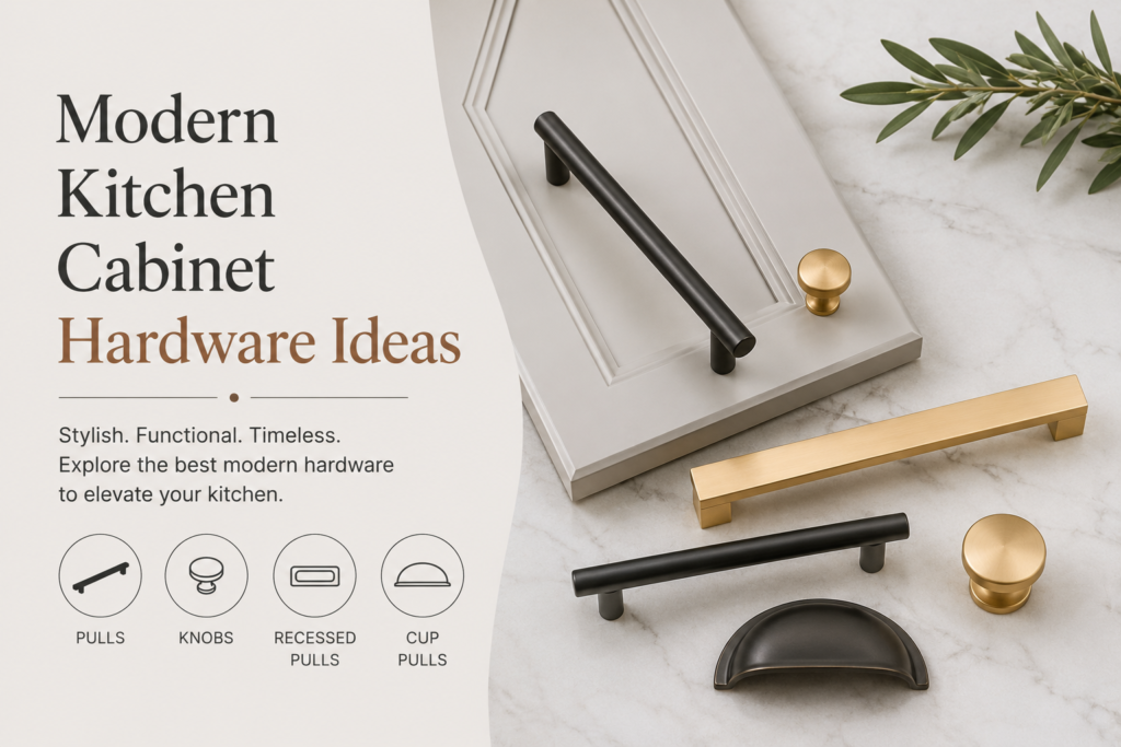 Modern Kitchen Cabinet Hardware Ideas