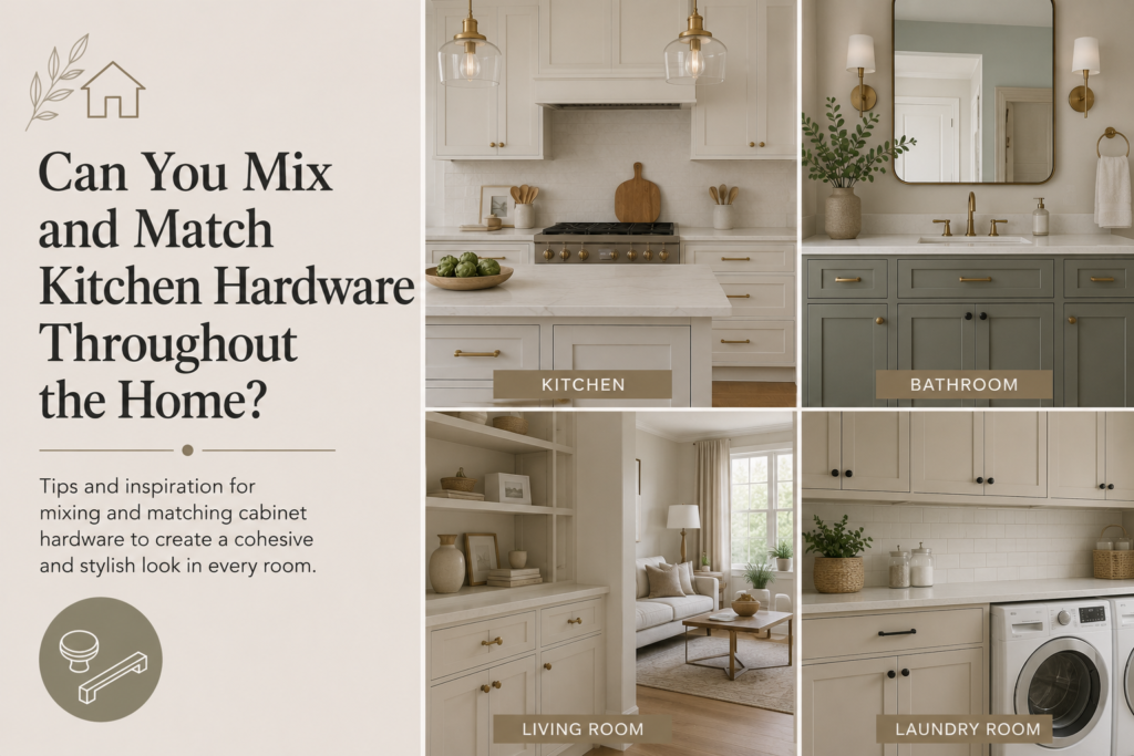 Can You Mix and Match Kitchen Hardware Throughout the Home?