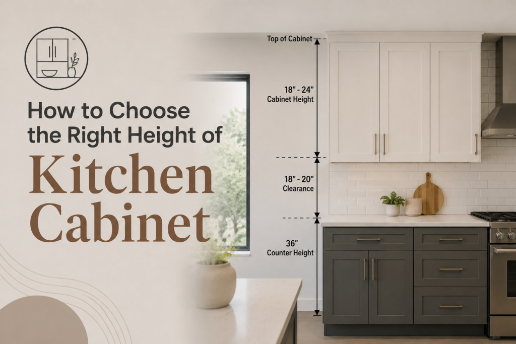 How to Choose the Right Height of Kitchen Cabinet