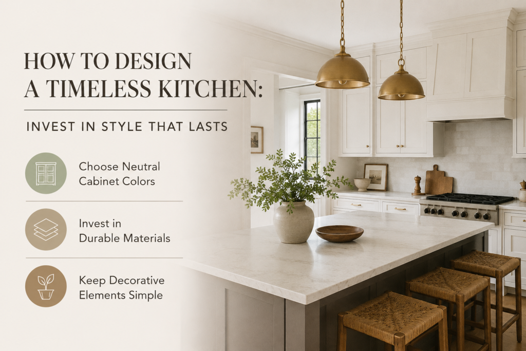 How to Design a Timeless Kitchen: Invest in Style That Lasts