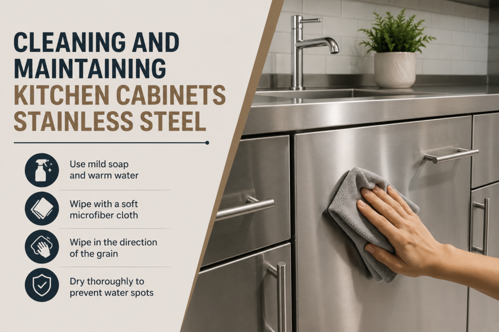 Kitchen Cabinets Stainless: 10 Reasons They're Perfect for Homes & Restaurants Cleaning and Maintaining Kitchen Cabinets Stainless Steel