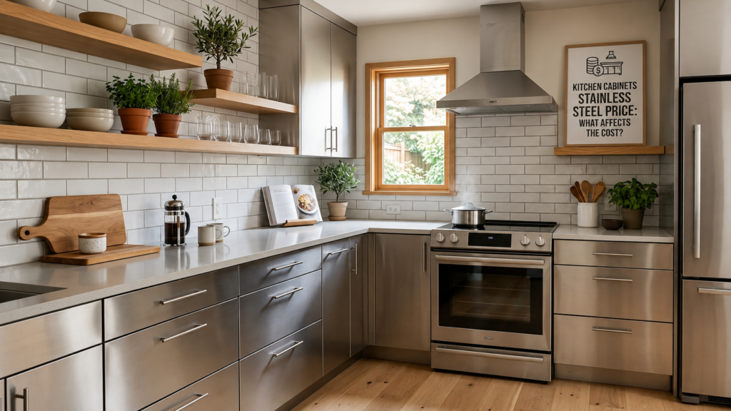 Kitchen Cabinets Stainless: 10 Reasons They're Perfect for Homes & Restaurants Kitchen Cabinets Stainless Steel Price: What Affects the Cost?