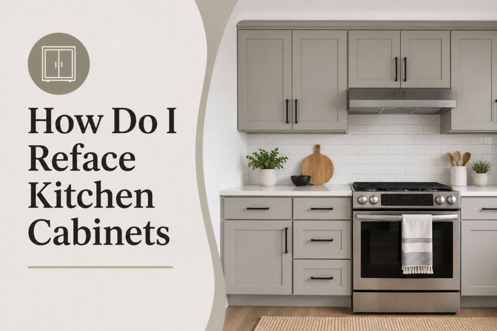 How Do I Reface Kitchen Cabinets? 9 Easy DIY Ideas for a Modern Kitchen How Do I Reface Kitchen Cabinets