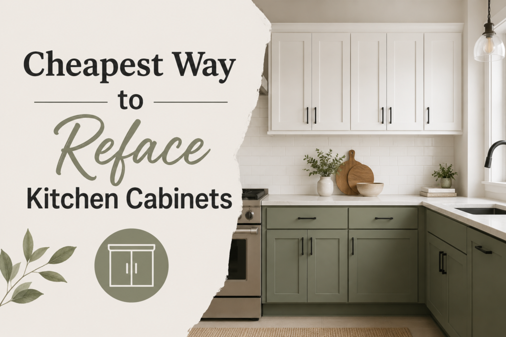 How Do I Reface Kitchen Cabinets? 9 Easy DIY Ideas for a Modern Kitchen Cheapest Way to Reface Kitchen Cabinets