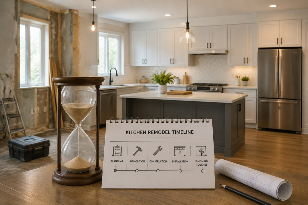 How long does a kitchen remodel take