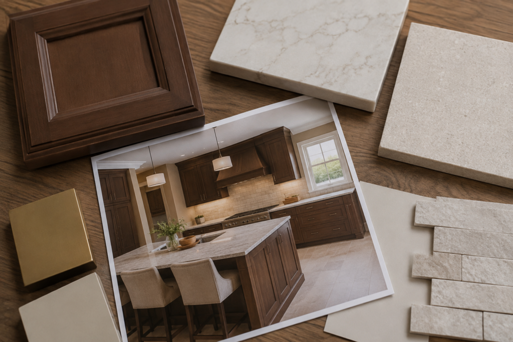 Bring Your Brown Kitchen Vision Together