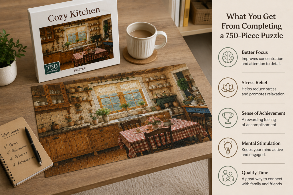 What You Get From Completing a 750-Piece Puzzle