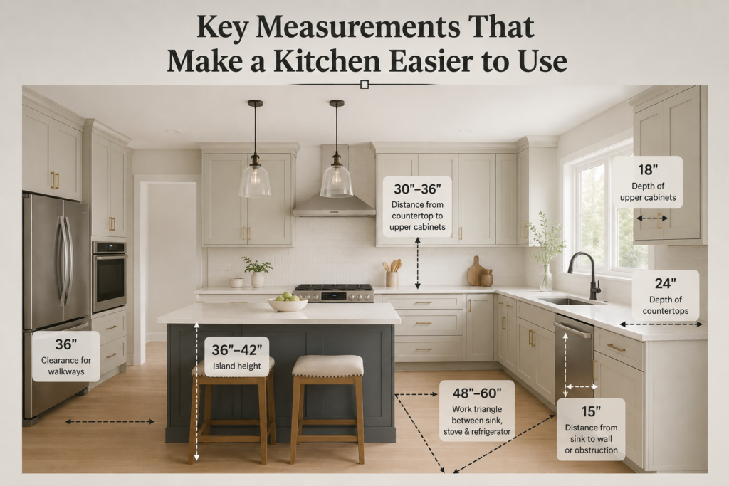Key Measurements That Make a Kitchen Easier to Use