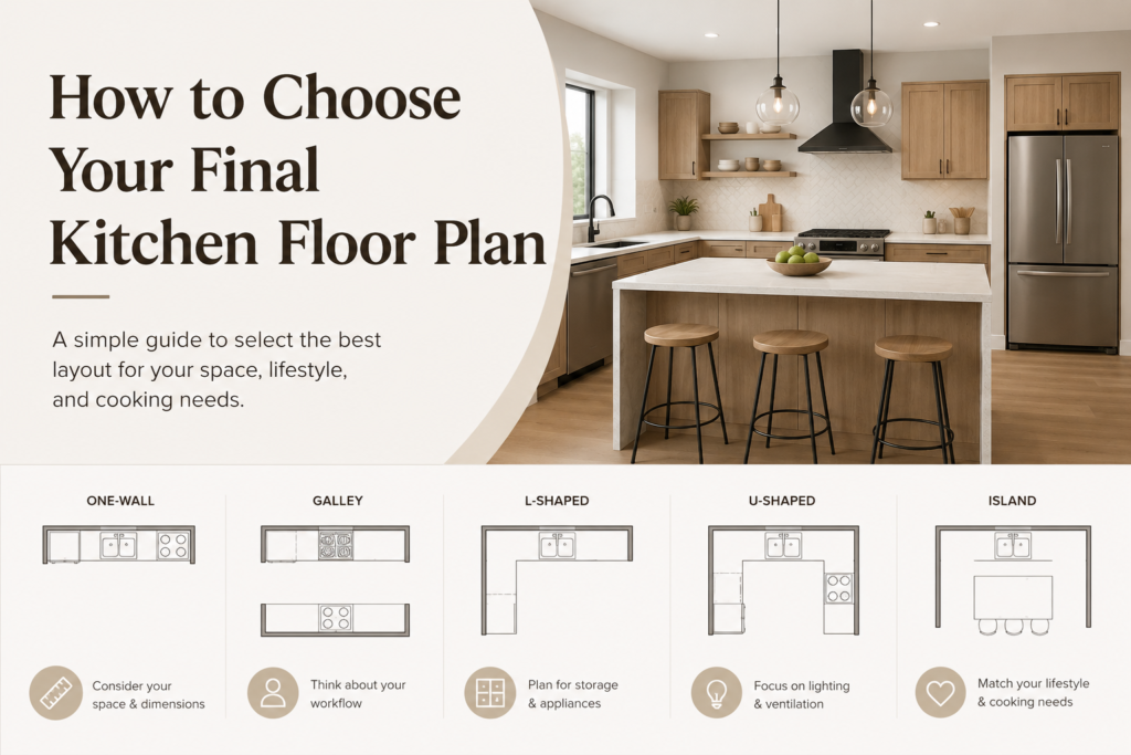 How to Choose Your Final Kitchen Floor Plan