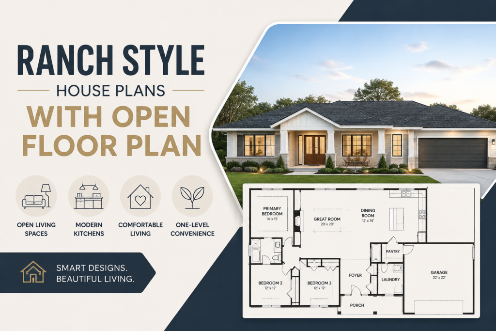 Ranch Style House Plans With Open Floor Plan