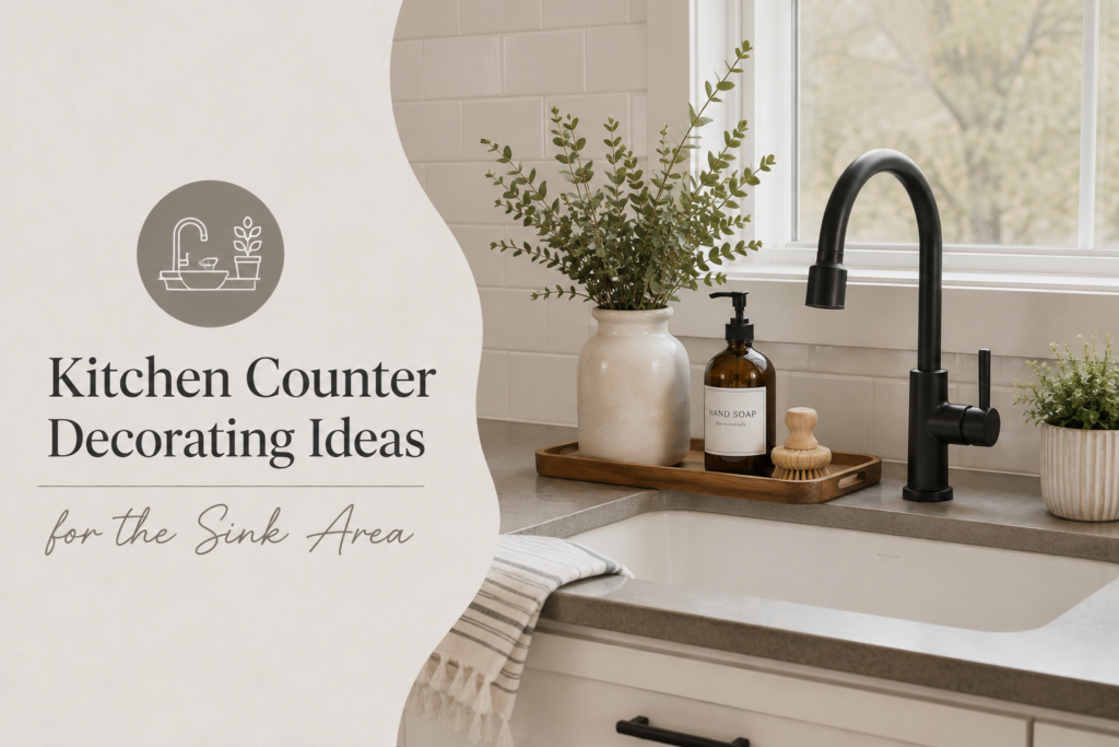 Kitchen Counter Decorating Ideas for the Sink Area