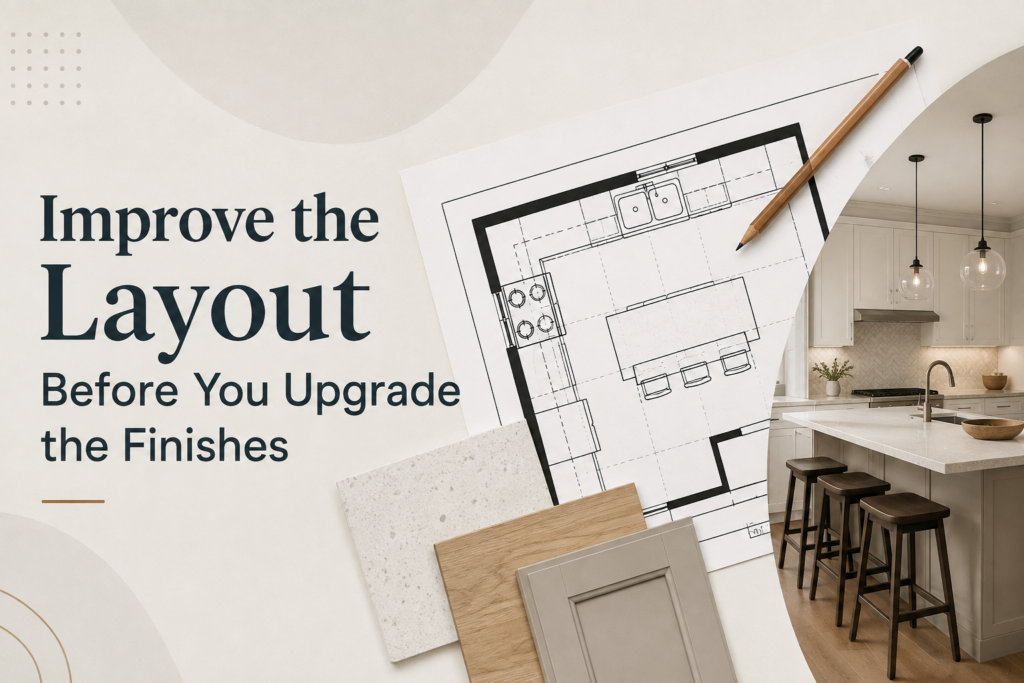 Improve the Layout Before You Upgrade the Finishes