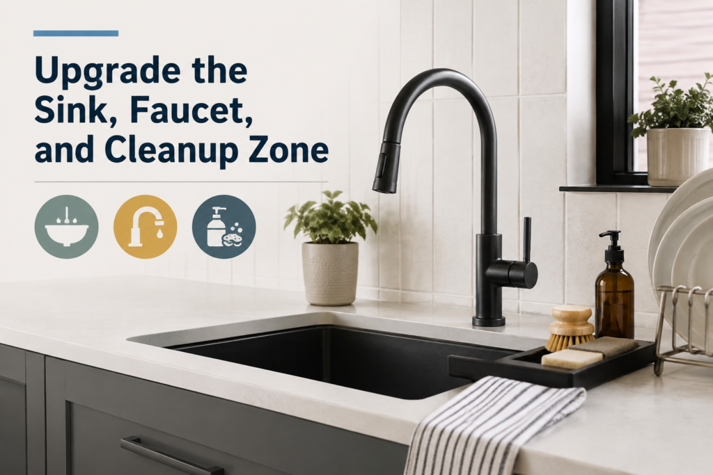 Upgrade the Sink, Faucet, and Cleanup Zone