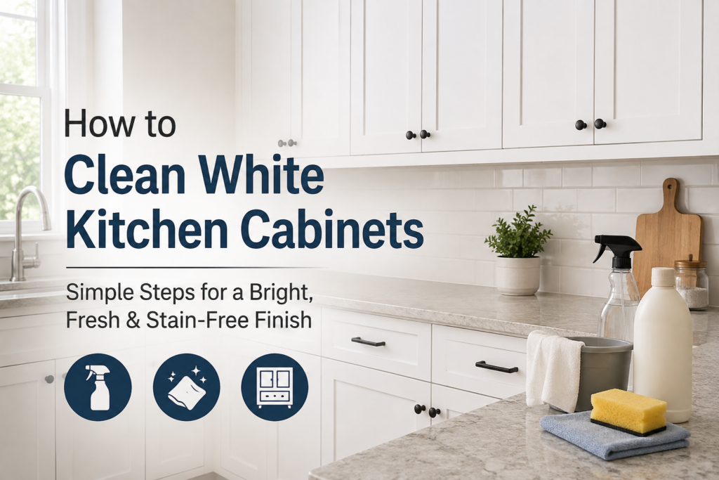 How to Clean White Kitchen Cabinets