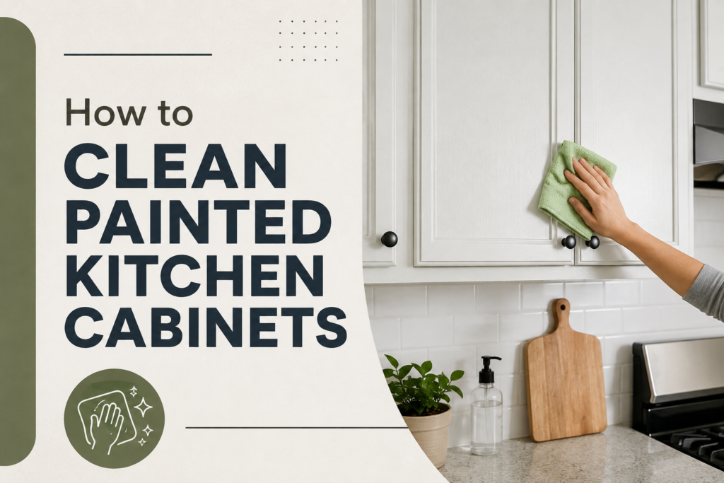 How to Clean Painted Kitchen Cabinets