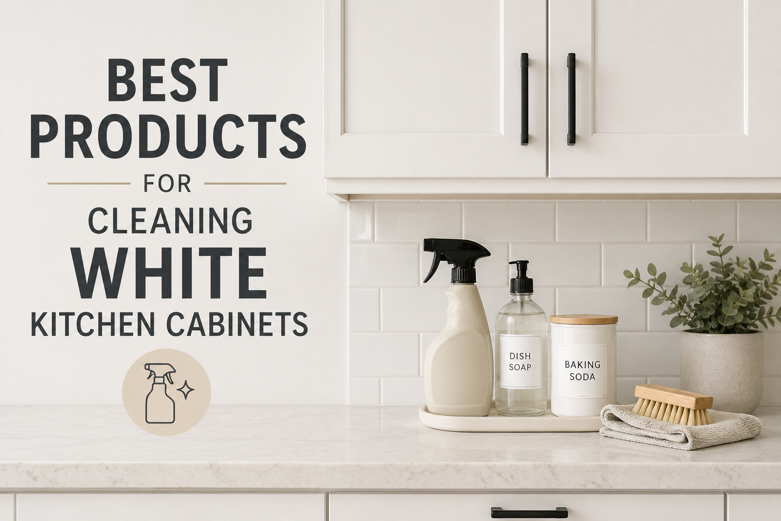 Best Products for Cleaning White Kitchen Cabinets