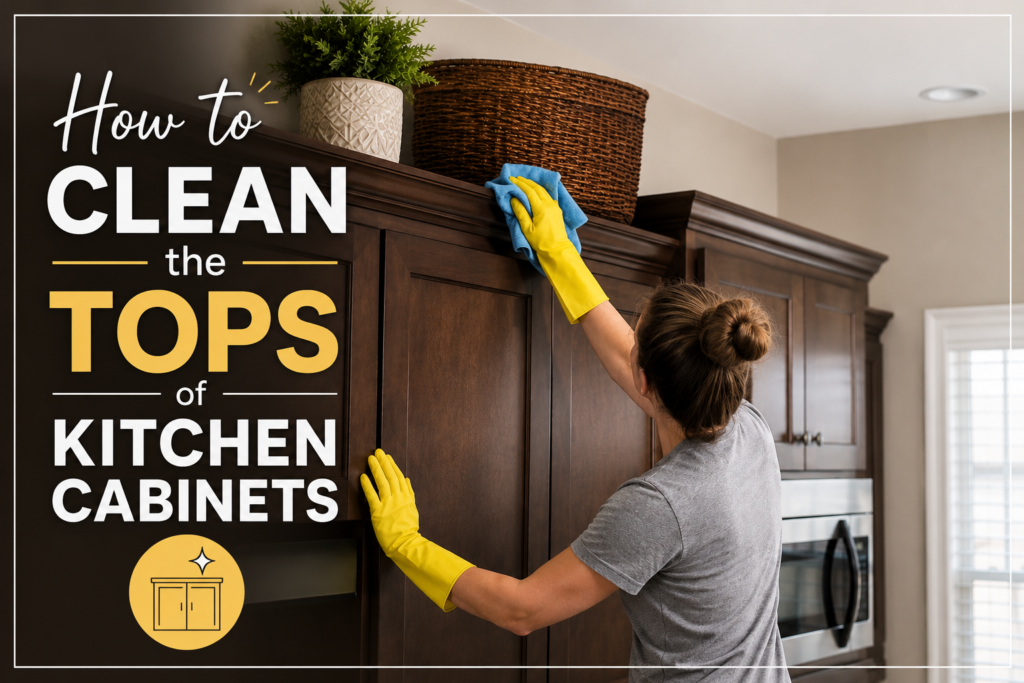 How to Clean the Tops of Kitchen Cabinets