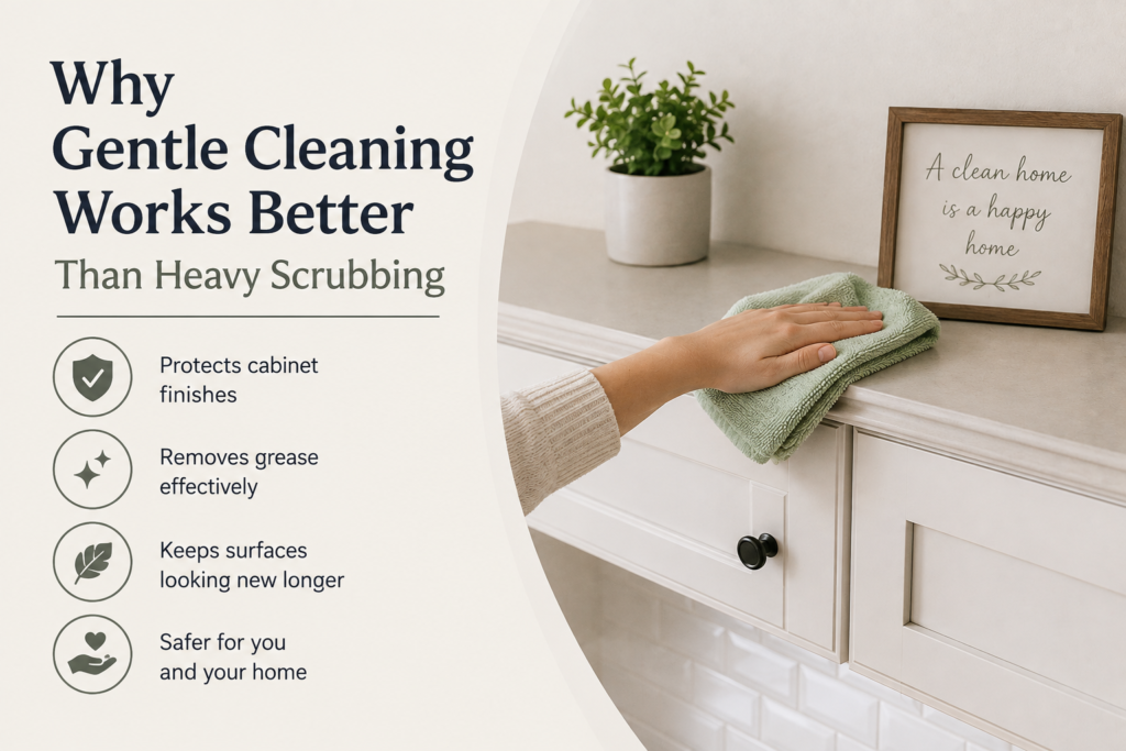 Why Gentle Cleaning Works Better Than Heavy Scrubbing