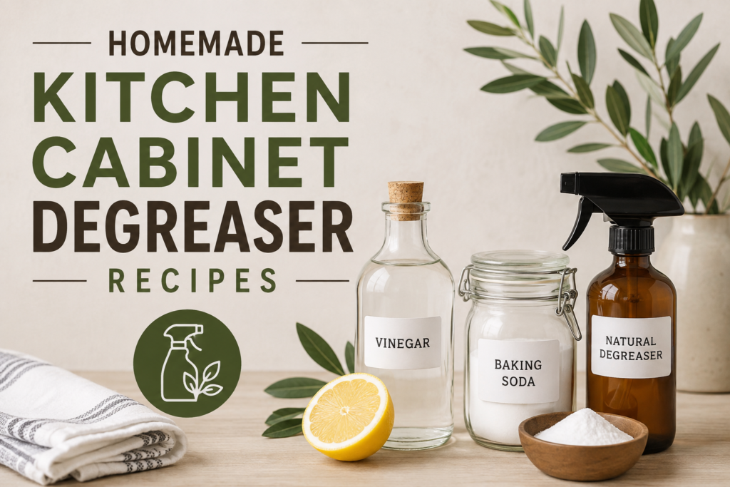 Homemade Kitchen Cabinet Degreaser Recipes