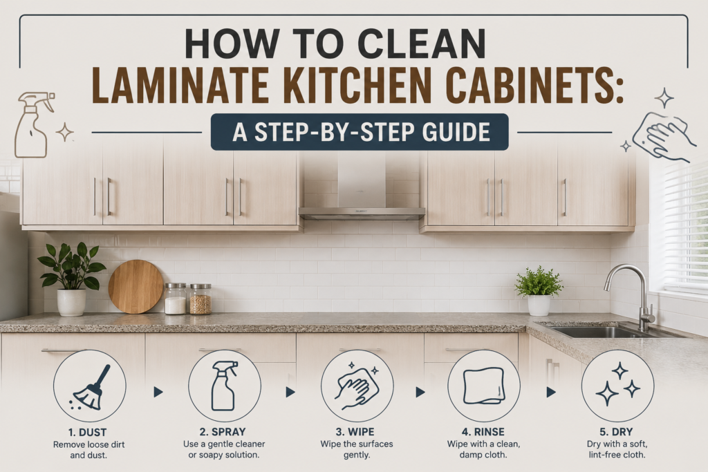 How to Clean Laminate Kitchen Cabinets: A Step-by-Step Guide