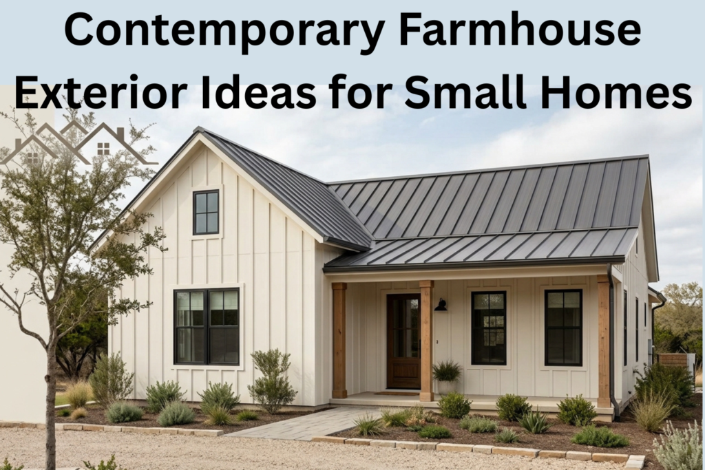 Contemporary Farmhouse Exterior Ideas for Small Homes