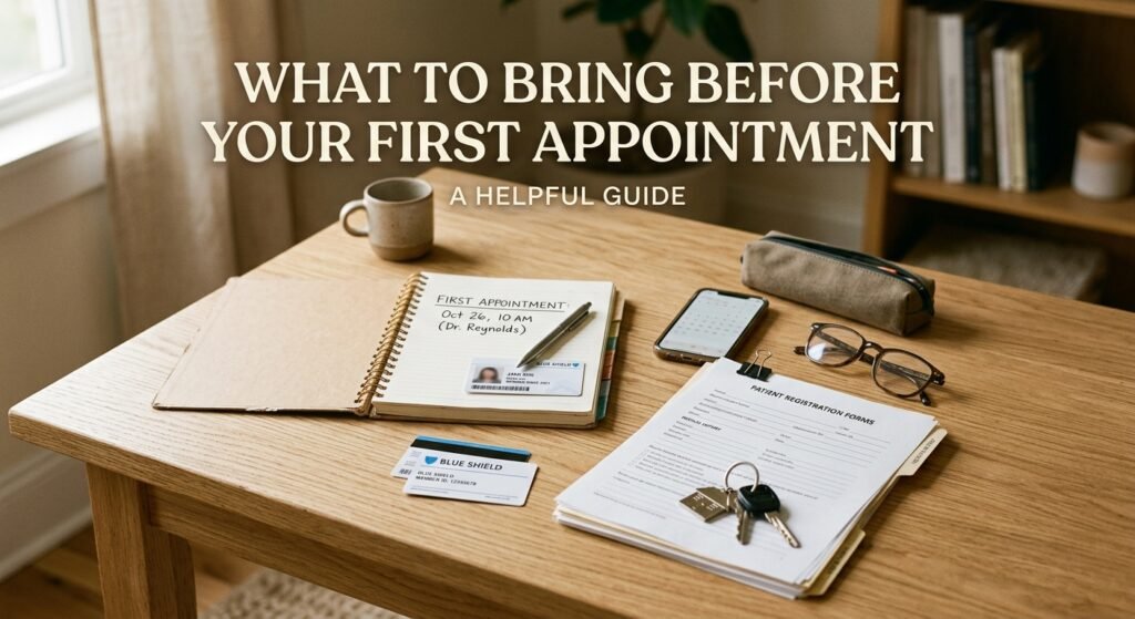 What to Bring Before Your First Appointment