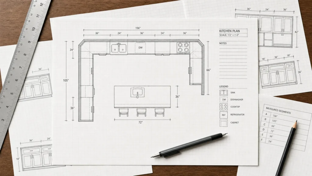 How to Create a Kitchen Floor Plan With Dimensions - Main Image