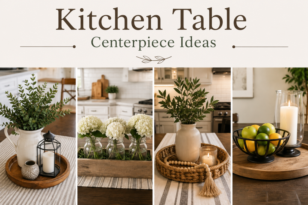 kitchen table centerpiece ideas​