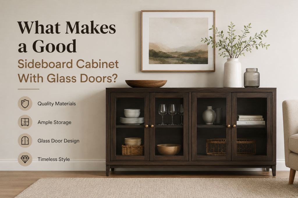 What Makes a Good Sideboard Cabinet With Glass Doors?