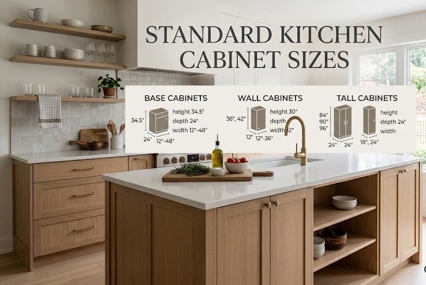 standard kitchen cabinet sizes