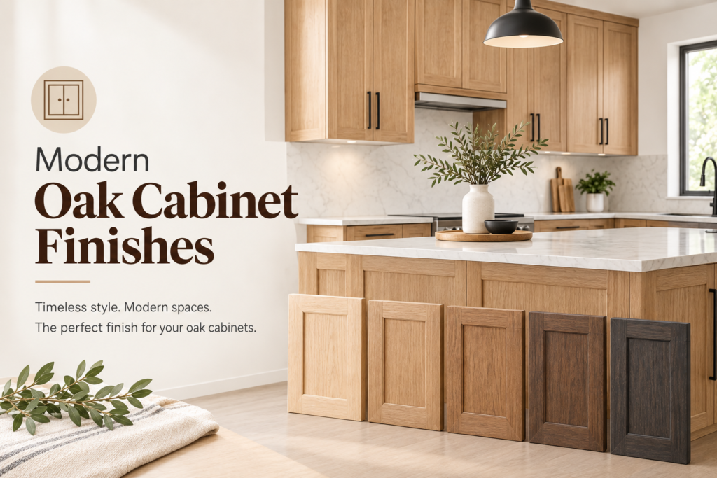 Modern Oak Cabinet Finishes
